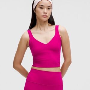 Sonic Pink Lululemon Align Crop Top